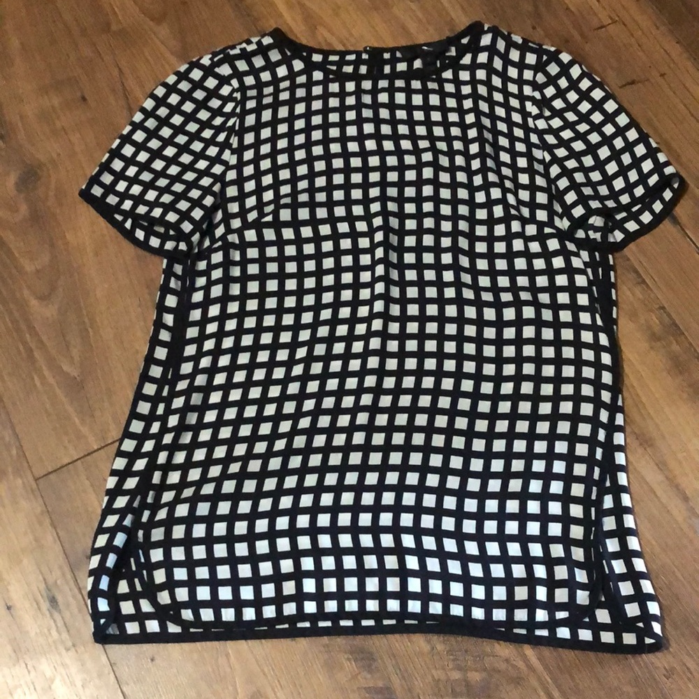 J Crew Short Sleeve Blouse